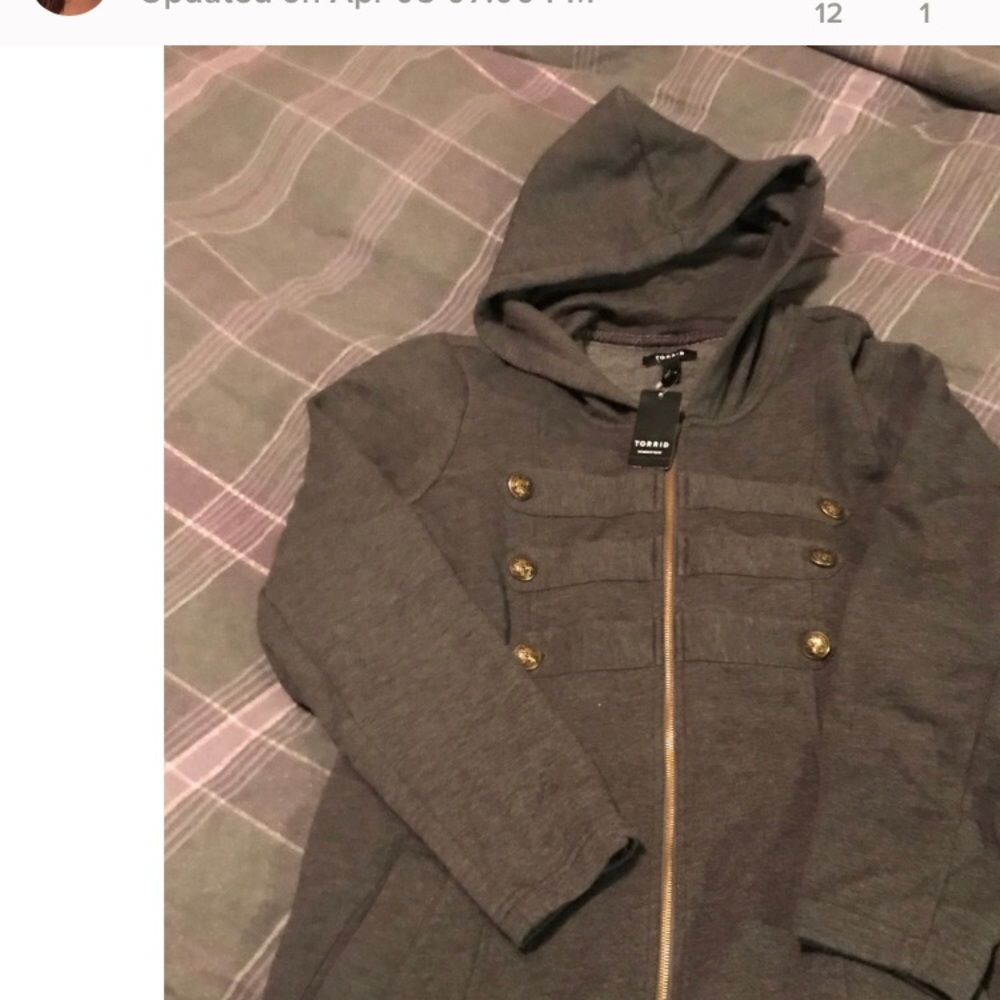 Torrid 3 3X military jacket